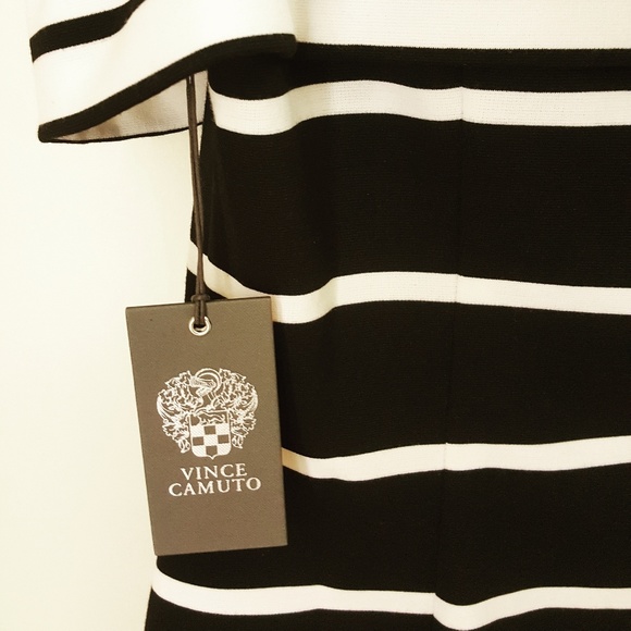 NWT Vince Camuto Stripe Dress - Picture 2 of 4